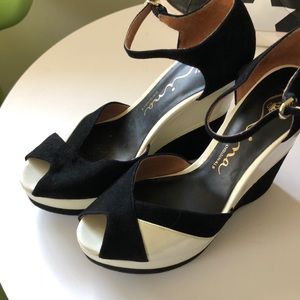 Black/White 3” Heels